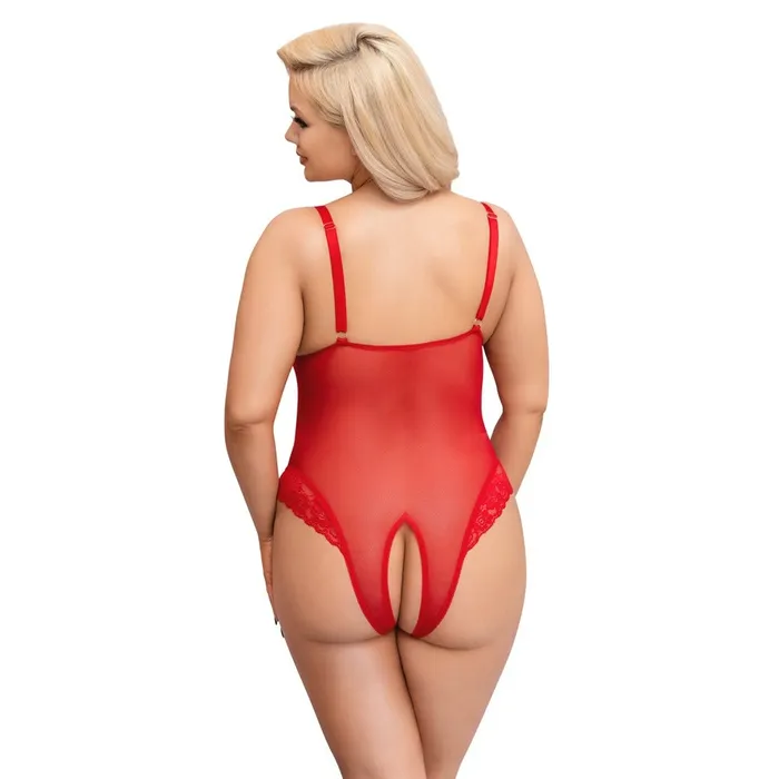 Anal Cottelli Collection Cottelli Curves Crotchless Body Red Anal Cottelli Collection Cottelli Curves Crotchless Body Red
