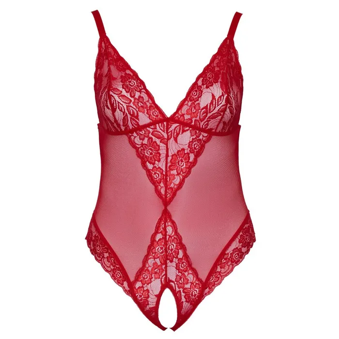 Anal Cottelli Collection Cottelli Curves Crotchless Body Red Anal Cottelli Collection Cottelli Curves Crotchless Body Red