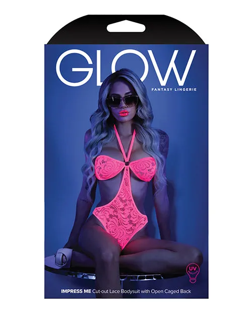 Glow Black Light Halter Bodysuit wOpen Sides Neon Pink FANTASY LINGERIE Dildos Glow Black Light Halter Bodysuit wOpen Sides Neon Pink FANTASY LINGERIE Dildos