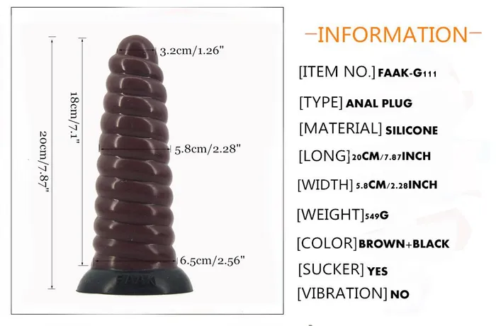 House of Dasein Anal Realistic Dildos Huge Anal Dildo Long Suction Cup Butt Plug Dong