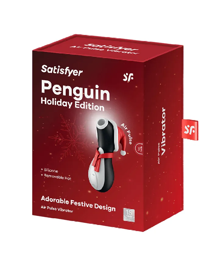 Satisfyer Penguin Holiday Edition Pressure Wave Waterproof Silicone Stimulator Satisfyer Female Sex Toys