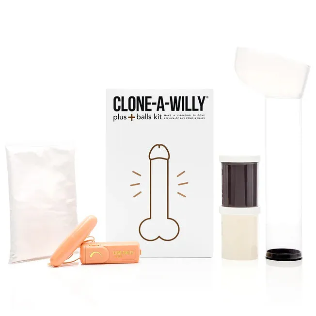 Female Sex Toys Empire Laboratories Inc Clone A Willy Plus with Balls All Colors