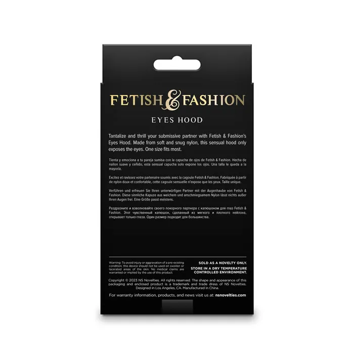 Fetish Fashion Eyes Hood White NS Novelties Female Sex Toys