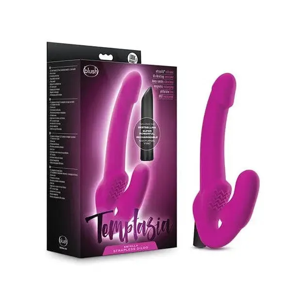 Blush Blush Temptasia Estella Strapless Silicone Dildo Pink Dildos