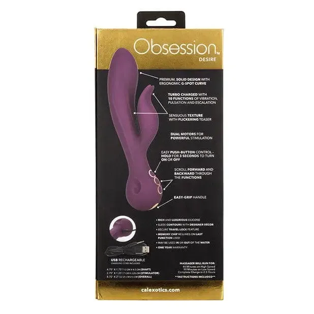 CalExotics Vibrators Obsession Desire Purple