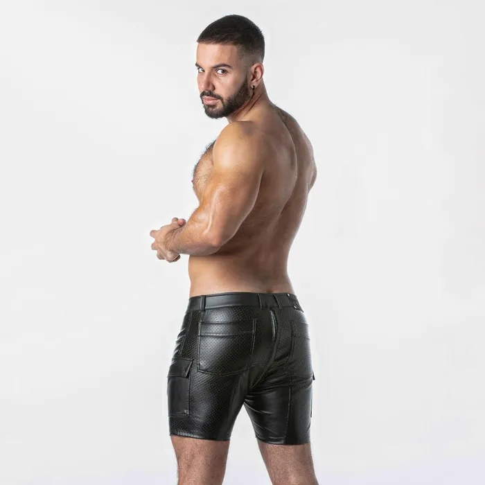 Locker Gear LOCKER GEAR Rub It Cargo Shorts Black Anal