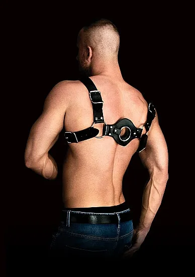 Mens Underwear HonourSkintwocom Costas Solid Structure 1 Harness Black One Size