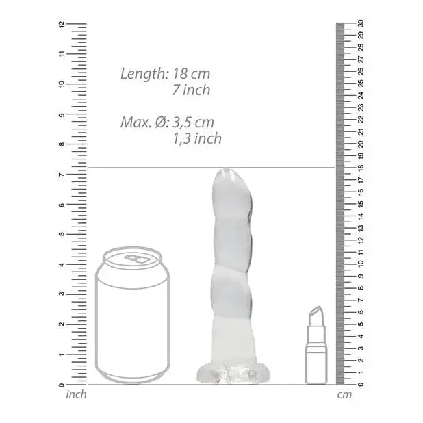 Shots Realrock Crystal Clear 7 Rippled Dildo Transparent Shots America Dildos Shots Realrock Crystal Clear 7 Rippled Dildo Transparent Shots America Dildos